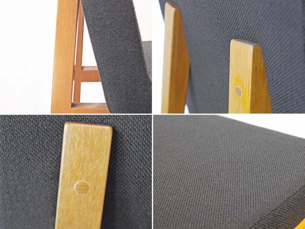 グラフ graf ナラティヴ Narrative カクタスチェア Cactus Chair アッシュ材　ダイニングチェア ネイビーファブリック 廃盤 ★