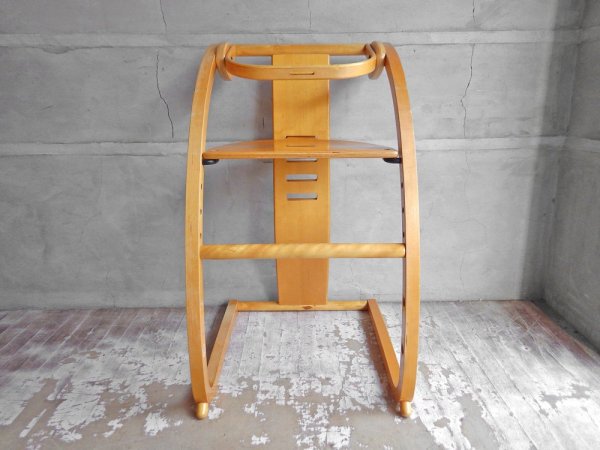 イーチェア e-chair ベビーチェア ベビーガード付き 木馬 佐々木敏光デザイン ナチュラル ♪