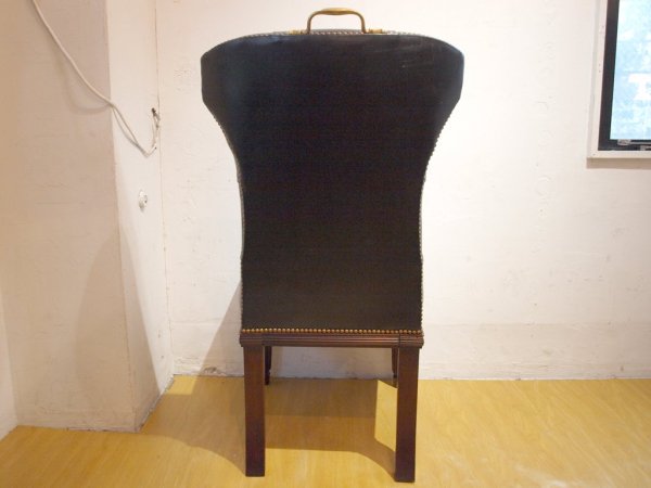 ラルフ ローレン ホーム RALPH LAUREN HOME テルフォードダイニングチェア Telford dining chair ハイバック タフテッドレザー スタッズ 希少 アメリカ ★