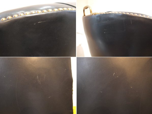 ラルフ ローレン ホーム RALPH LAUREN HOME テルフォードダイニングチェア Telford dining chair ハイバック タフテッドレザー スタッズ 希少 アメリカ ★