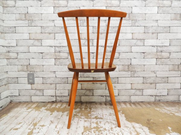 アーコール Ercol ビンテージ ボウバックチェア エルム材 UKビンテージ A ●