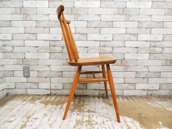 アーコール Ercol ビンテージ ボウバックチェア エルム材 UKビンテージ B ●