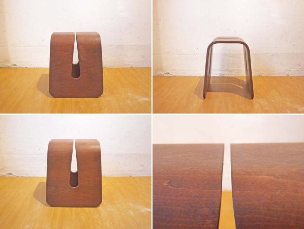 グラフ graf ナラティブ Narrative クラ KURA スツール シナ材 プライウッド STOOL 軽量 廃盤品 ★