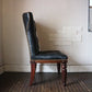 ラルフローレン ホーム RALPH LAUREN HOME ヘンレドン ダイニングチェア Telford dining chair ハイバック タフテッドレザー スタッズ 希少 アメリカ ◎
