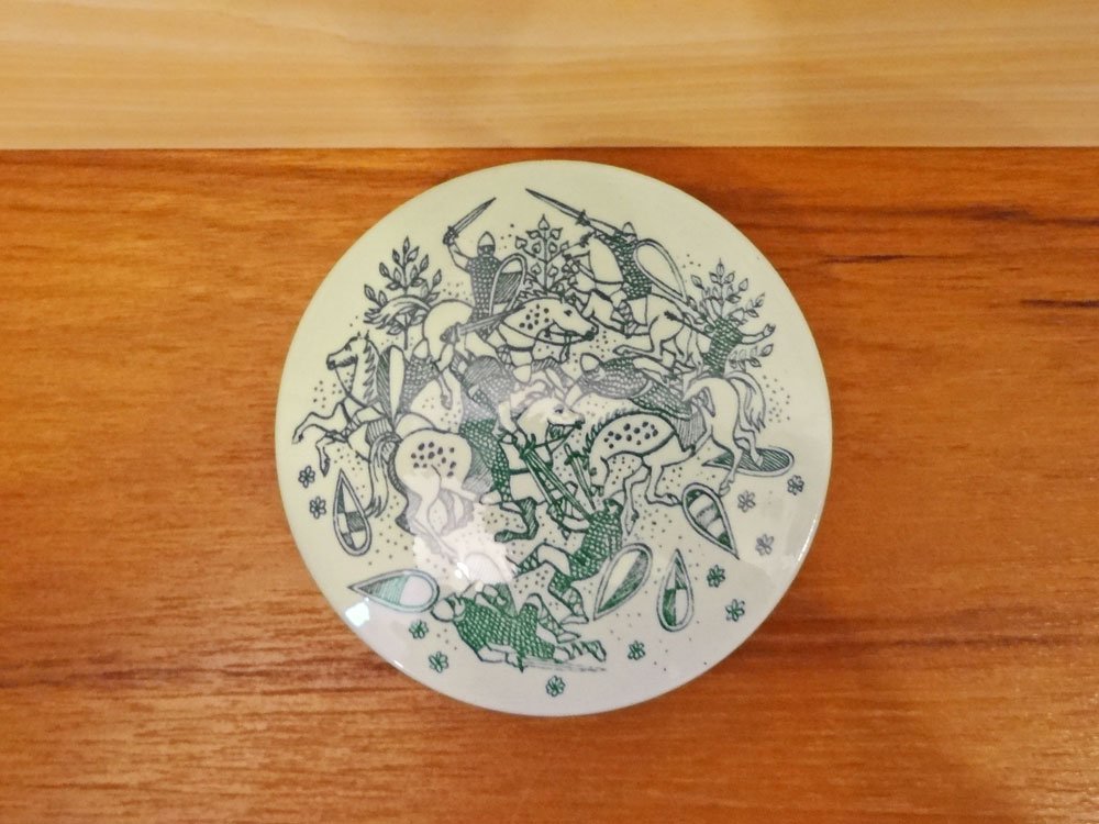 ニモール NYMOLLE デンマーク ART FAIENCE キャニスター ポット トリンケット 小物入れ 蓋付き Paul Hoyrup Jorgensen デザイン 北欧食器 ◇