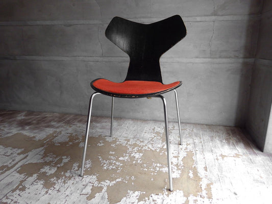 フリッツハンセン Fritz Hansen グランプリチェア GRAND PRIX CHAIR シートパディング仕様 ビンテージ♪