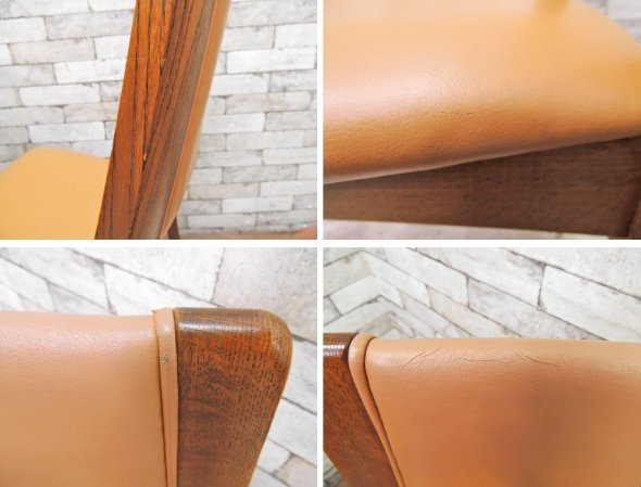 飛騨清見工房 HIDA KIYOMI KOUBOU ダイニングチェア  ナラ無垢材 ハイバック 2脚セット B ●