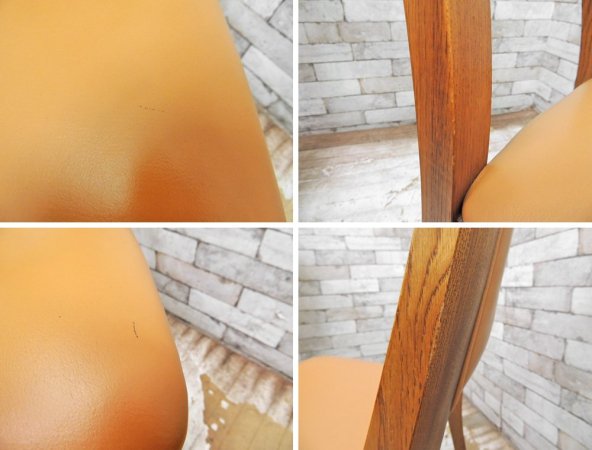 飛騨清見工房 HIDA KIYOMI KOUBOU ダイニングチェア  ナラ無垢材 ハイバック 2脚セット B ●