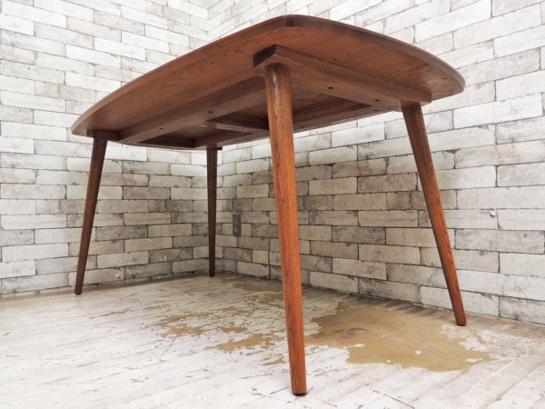 トラックファニチャー TRUCK FURNITURE TORCH DINING TABLE ナラ 無垢材ダイニングテーブル 定価214,500- ●