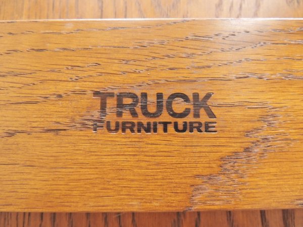 トラックファニチャー TRUCK FURNITURE TORCH DINING TABLE ナラ 無垢材ダイニングテーブル 定価214,500- ●