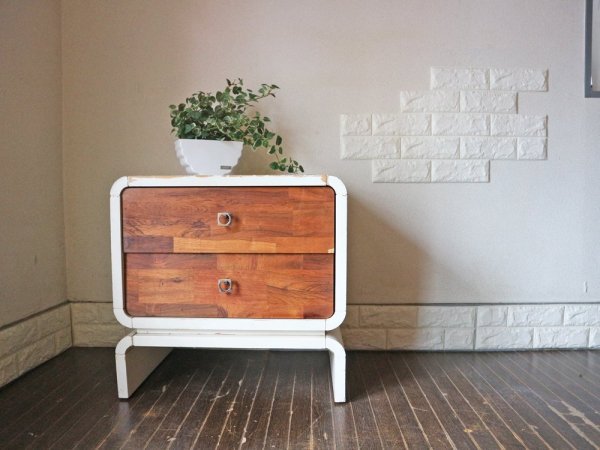 フレンチヴィンテージ French Vintage キャビネット 2段 フランス France 大阪ヴィジョンズ取扱 ◎