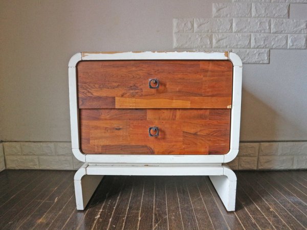 フレンチヴィンテージ French Vintage キャビネット 2段 フランス France 大阪ヴィジョンズ取扱 ◎