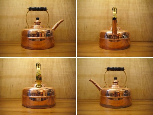 シンプレックス SIMPLEX カッパーケトル 2.7L Copper Kettle No.1 - KC1 UK 英国純銅製高級薬缶 元箱付き 未実用品 状態良好 ◇