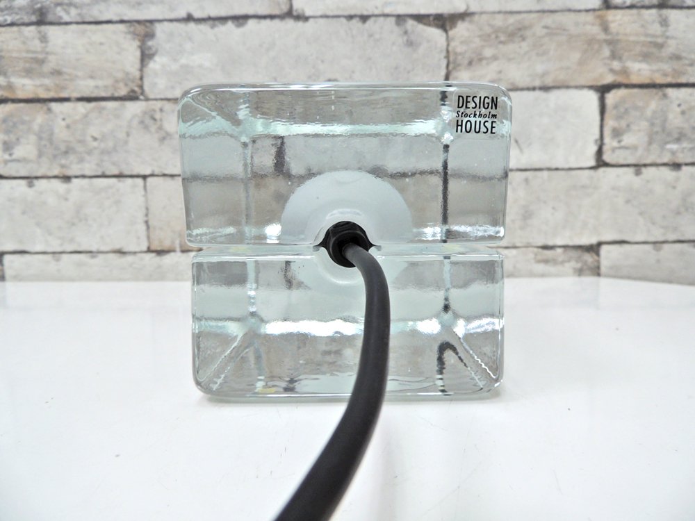 デザインハウス ストックホルム DESIGN HOUSE stockholm ブロックランプ BLOCK LAMP Lサイズ クリア ハッリ・コスキネン ●