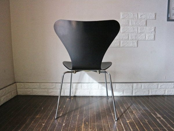 フリッツハンセン Fritz Hansen セブンチェア ブラック ラッカー アルネ・ヤコブセン Arne Jacobsen ◎