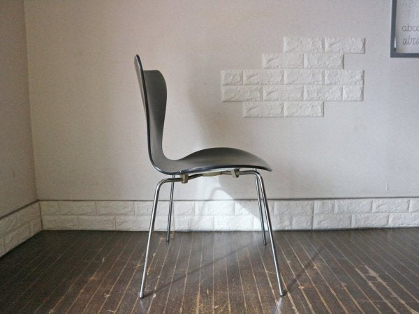 フリッツハンセン Fritz Hansen セブンチェア ブラック ラッカー アルネ・ヤコブセン Arne Jacobsen ◎