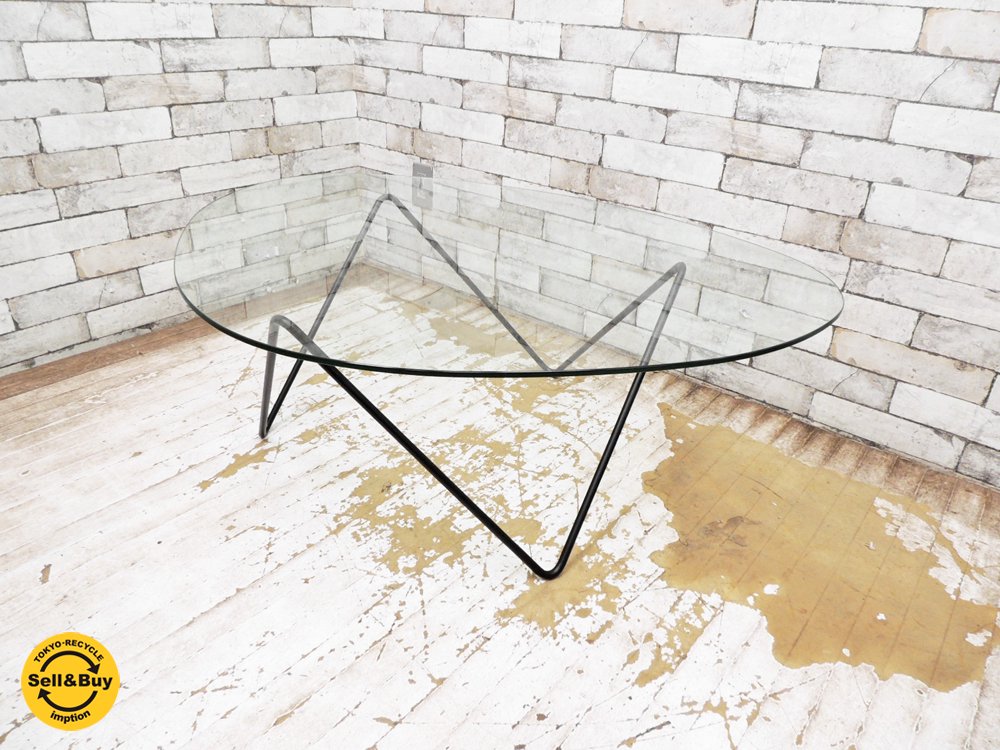 グビ GUBI ペドレラ PEDRERA ガラス コーヒーテーブル COFFEE TABLE ローテーブル シボネ取扱い 定価154,000円 ●