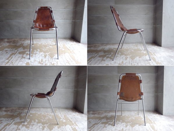 レザルクチェア Les Arcs Chair ブラウン ビンテージ♪