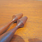 北欧 ビンテージ チーク キャンドルホルダー 2本セット Teak Candle holder 2pcsセット オブジェ 北欧インテリア雑貨 ★