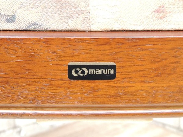マルニ木工 maruni 地中海シリーズ レティーロ? ダイニングチェア 花柄 ファブリック ●