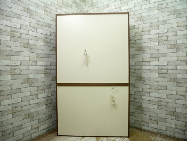 堀田木工所 HOTTA WOODY カップボード 食器棚 クリスS ハイタイプ アルダー材 ウォールナットカラー 定価\183,370- ●