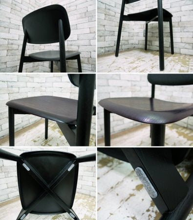 ヘイ HAY ソフト エッジ チェア SOFT EDGE CHAIR 12 ダイニングチェア ブラック 北欧家具 A ●