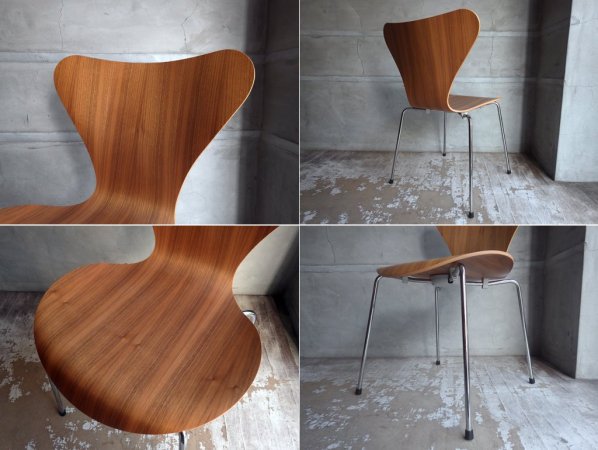 フリッツハンセン Fritz Hansen セブンチェア Seven Chair アルネヤコブセン Arne Jacobsen ナチュラルウォルナット 北欧家具 デンマーク ♪