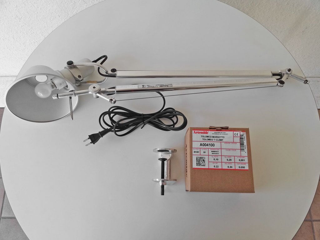 アルテミデ Artemide トロメオ TOLOMEO モーゼット MORSETTO デスクランプ S1348S クランプ式 ミケーレ・デ・ルッキ アームライト コンパッソ・ドーロ受賞作品 ◇