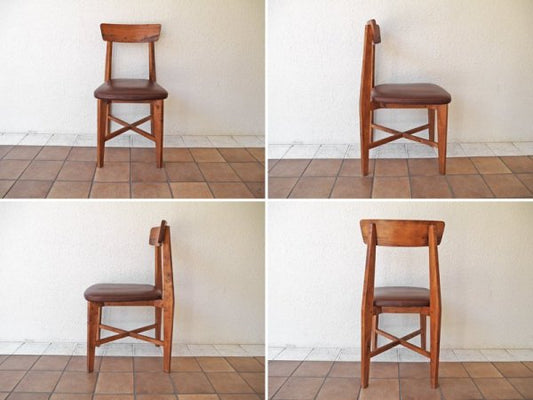 ジャーナルスタンダード journal standard Furniture シノン チェア CHINON CHAIR LEATHER ダイニングチェア 本革 レザー ラバーウッド ◇