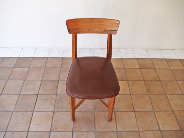 ジャーナルスタンダード journal standard Furniture シノン チェア CHINON CHAIR LEATHER ダイニングチェア 本革 レザー ラバーウッド ◇