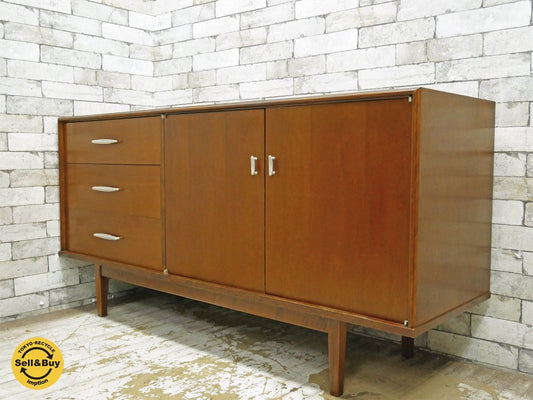 パシフィックファニチャーサービス PACIFIC FURNITURE SERVICE P.F.S. HD CABINET L サイドボード バーチ材 W149cm ミッドセンチュリー ●