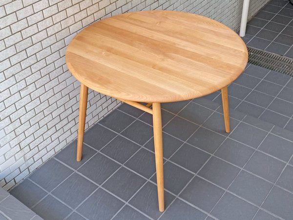 モモナチュラル Momo Natural モチャ MOCHA 950 サークルテーブル CIRCLE TABLE ダイニングテーブル アルダー材 展示美品 ■