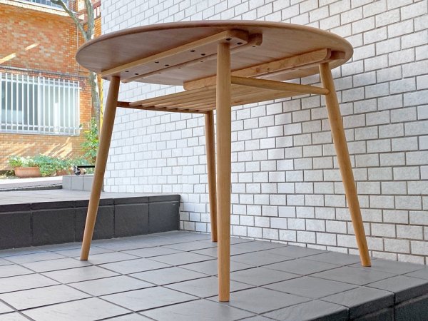 モモナチュラル Momo Natural モチャ MOCHA 950 サークルテーブル CIRCLE TABLE ダイニングテーブル アルダー材 展示美品 ■