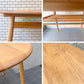 モモナチュラル Momo Natural モチャ MOCHA 950 サークルテーブル CIRCLE TABLE ダイニングテーブル アルダー材 展示美品 ■