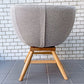 モモナチュラル Momo Natural モールドラウンドチェア MOLD ROUND CHAIR ML アルダー材 カバーリング仕様 展示美品 B ■