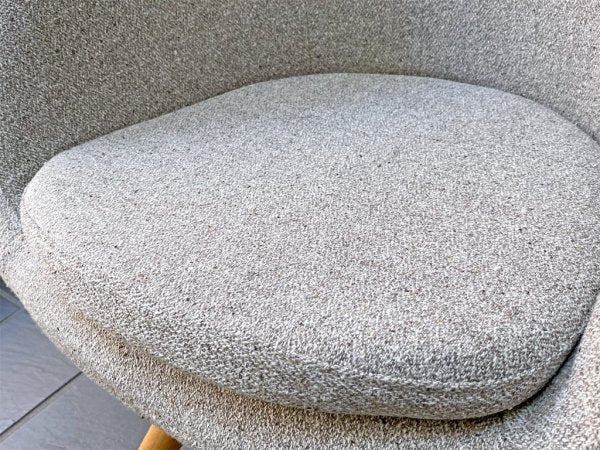 モモナチュラル Momo Natural モールドラウンドチェア MOLD ROUND CHAIR ML アルダー材 カバーリング仕様 展示美品 B ■