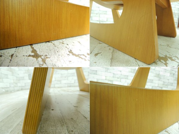 天童木工 TENDO 低座椅子 ローチェア グリーン S-5016NA-ST ナラ柾目 長大作 和モダン  ●