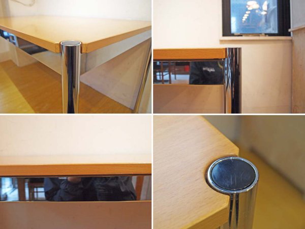 USMモジュラーファニチャー USMハラー テーブル USM Haller Table ワーキングテーブル ダイニングテーブル デスク ビーチ材 ナチュラル天板 ★