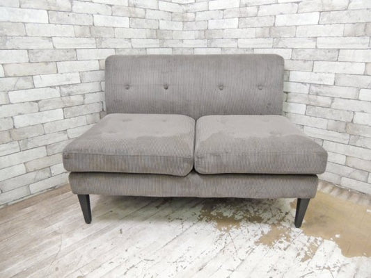 ノットアンティークス Knot antiques グレス ソファ GRESS SOFA 2人掛け 肘なし コーデュロイ ライオンバーク Sサイズ CRASH GATE取扱い 定価:52,800円 ●