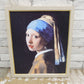 ヨハネス・フェルメール Johannes Vermeer 真珠の耳飾りの少女 Girl with a Pearl Earring 複製画 オランダ ●