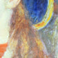 ピエール＝オーギュスト・ルノワール Pierre-Auguste Renoir 青い帽子の少女 リトグラフ 額装品 MICHEL CAZA シリアルナンバー入り 105/280 ●