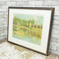 クロード・モネ Claude Monet アルジャントュイユの橋 リトグラフ 額装品 シリアルナンバー入り 140/200 ●