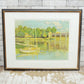 クロード・モネ Claude Monet アルジャントュイユの橋 リトグラフ 額装品 シリアルナンバー入り 140/200 ●