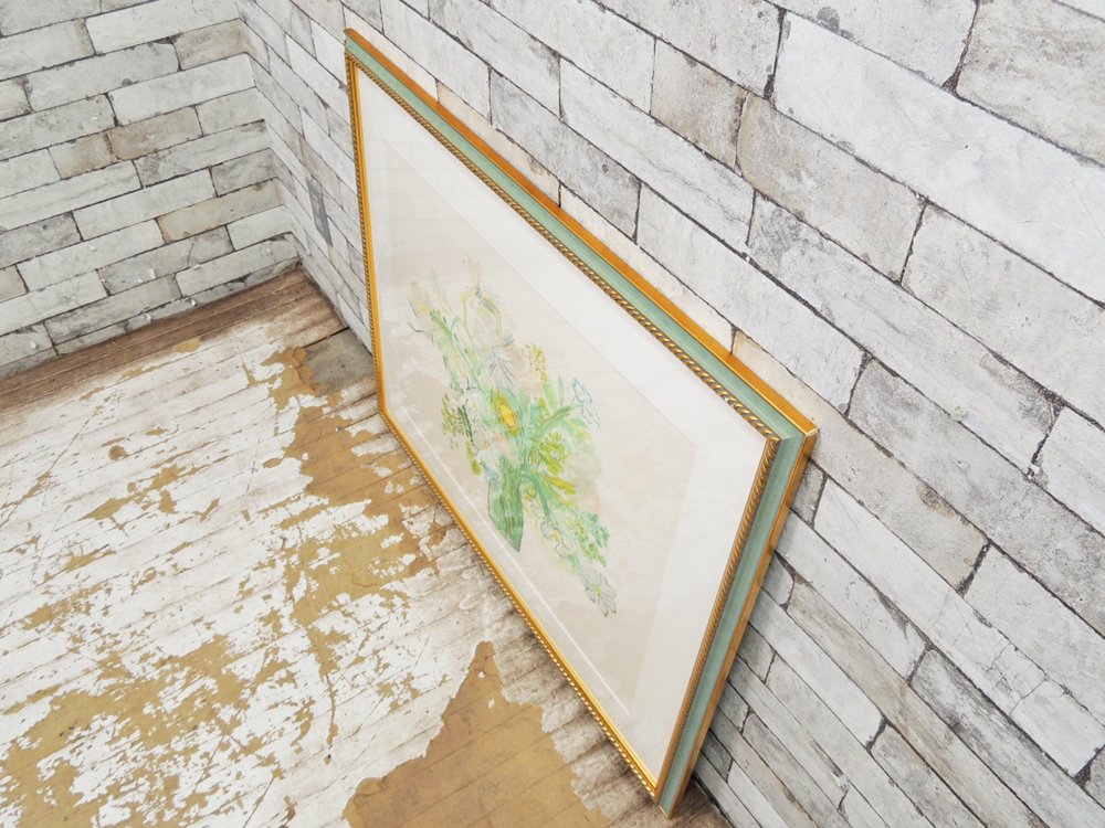 ラウル・デュフィ Raoul Duly 花束 FLEURS リトグラフ 額装品 ●