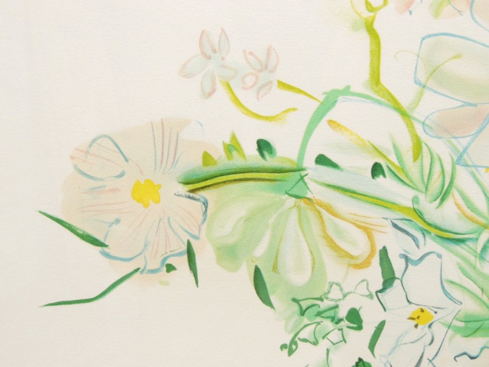 ラウル・デュフィ Raoul Duly 花束 FLEURS リトグラフ 額装品 ●