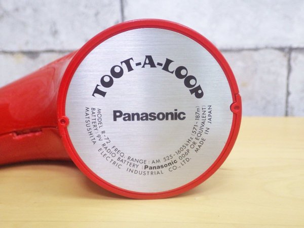 パナソニック Panasonic クルン パナペット AMラジオ R-72 toot-a-loop radio スペースエイジ 70's ●