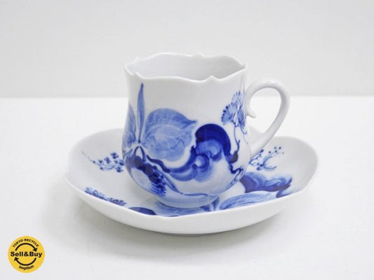 マイセン Meissen ブルーオーキッド Blue orchid カップ&ソーサー C&S A ●