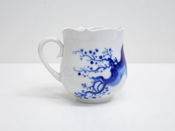 マイセン Meissen ブルーオーキッド Blue orchid カップ&ソーサー C&S A ●