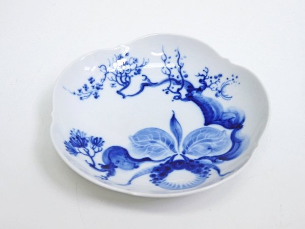 マイセン Meissen ブルーオーキッド Blue orchid カップ&ソーサー C&S A ●