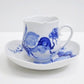 マイセン Meissen ブルーオーキッド Blue orchid カップ&ソーサー C&S B ●